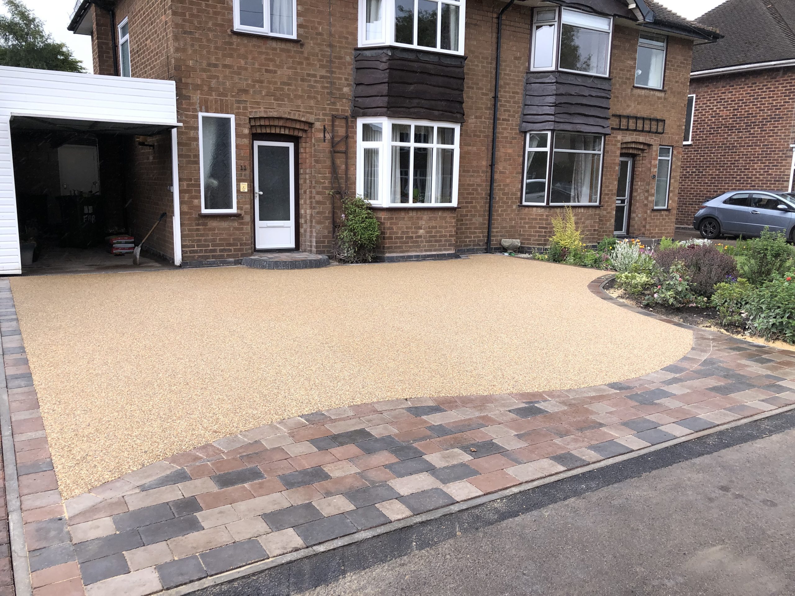 Completed driveway in Birmingham